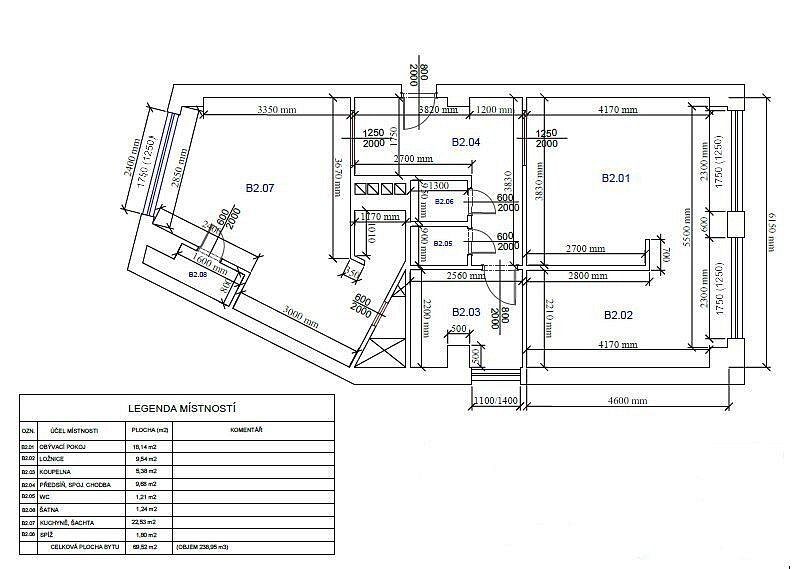 Prodej bytu 3+kk 69 m² – pohled 4