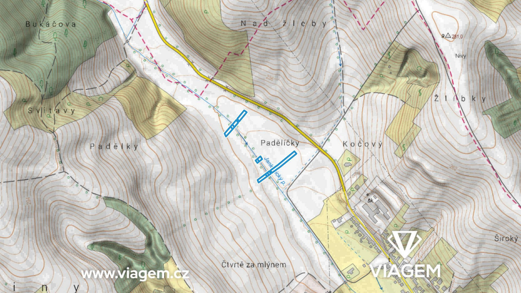 Prodej pole 1 364 m²
