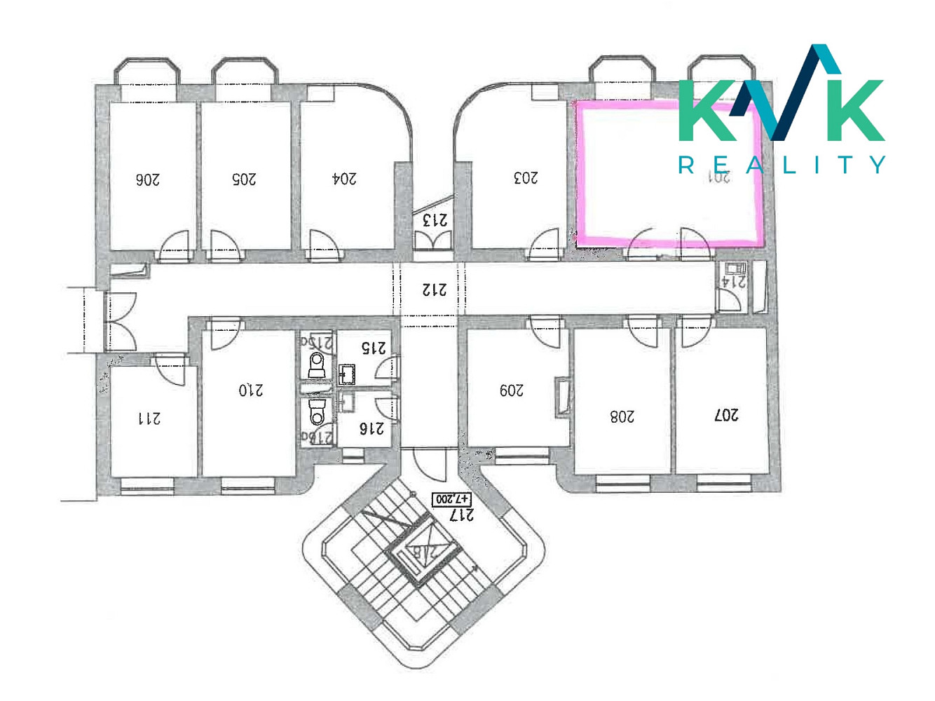 Pronájem kanceláře 25 m² – fotografie 4