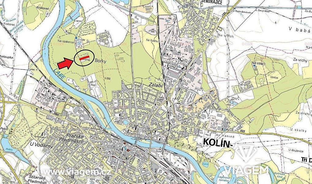 Prodej zahrady 1 537 m², Kolín – náhled fotky 5