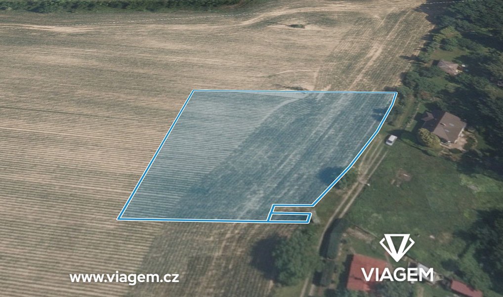 Prodej pole 709 m², Jesenice – náhled fotky 2