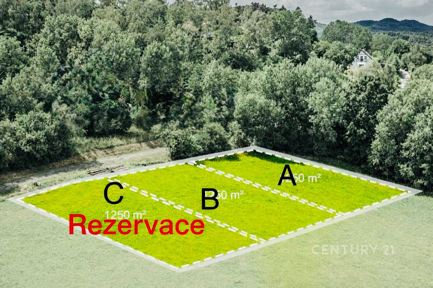 Prodej stavebního pozemku 1 250 m²