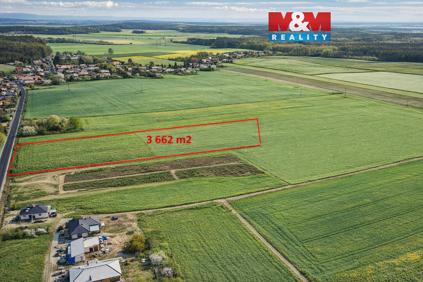 Prodej stavebního pozemku 3 662 m²