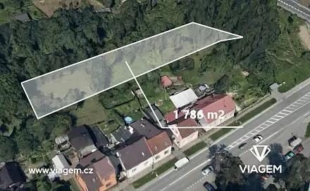 Prodej stavebního pozemku 893 m², Vsetín