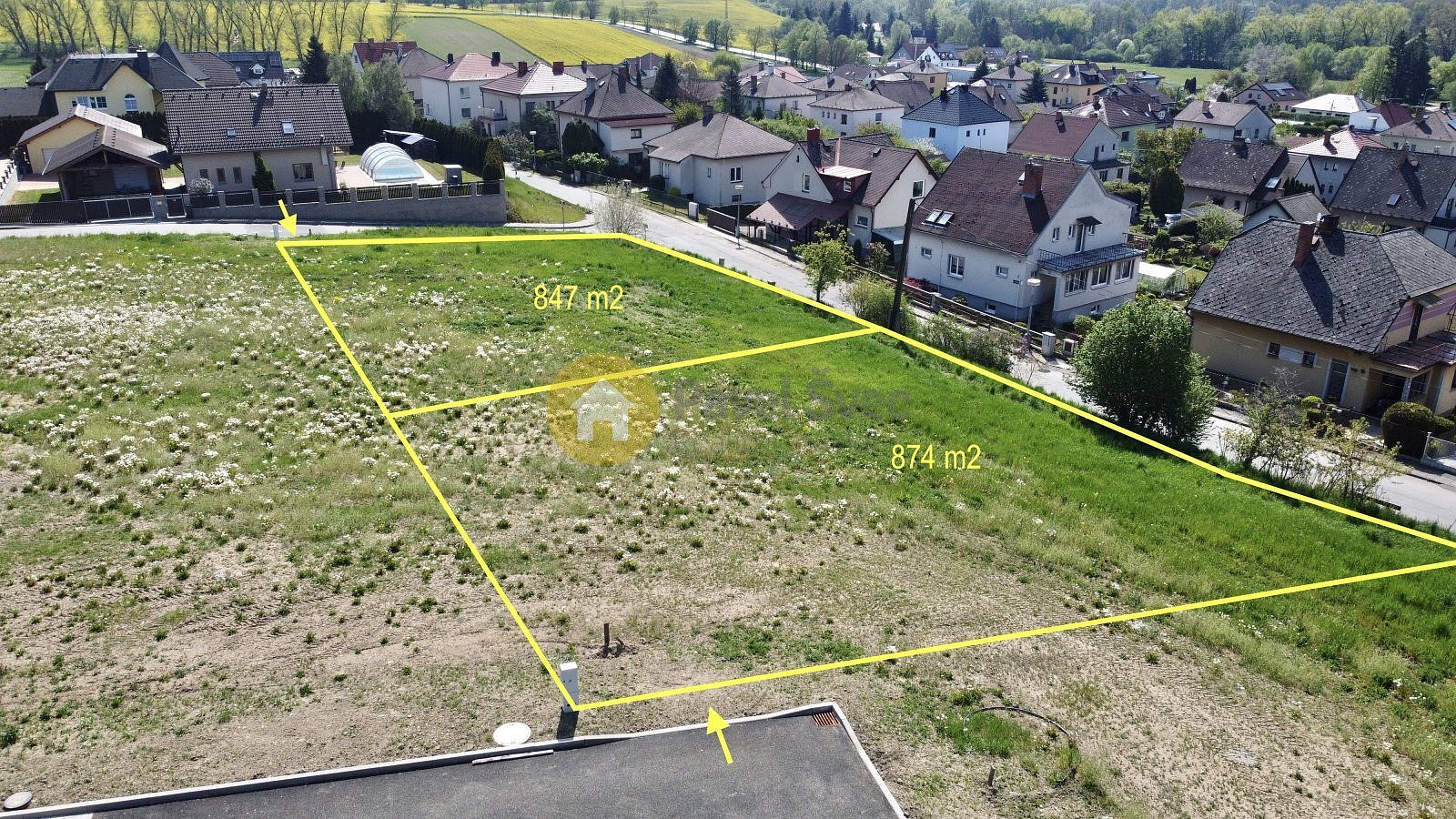 Prodej stavebního pozemku 874 m² – fotografie 5
