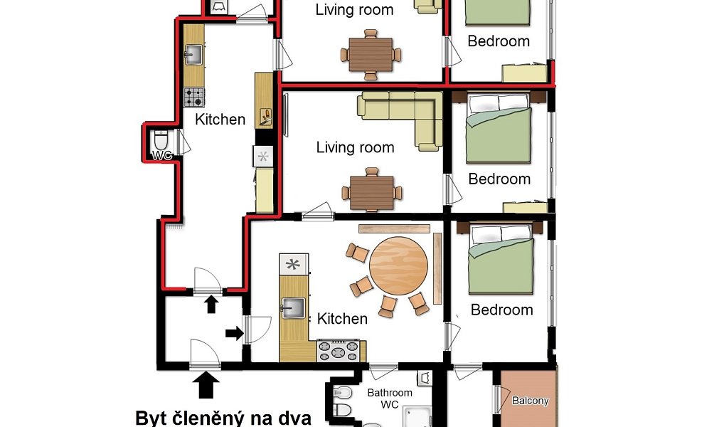 Prodej bytu 3+kk 88 m², Praha – náhled fotky 2