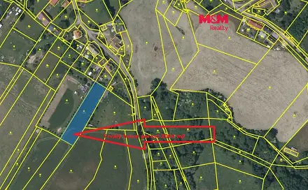 Prodej louky 2 004 m², Hoslovice, okres Strakonice