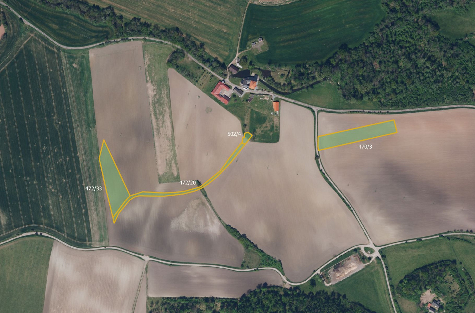 Prodej pole 6 008 m²