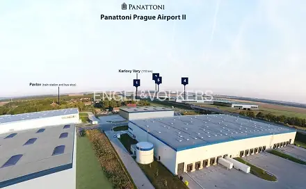 Pronájem skladovacích prostor 18 480 m², Logistická, Pavlov, okres Kladno