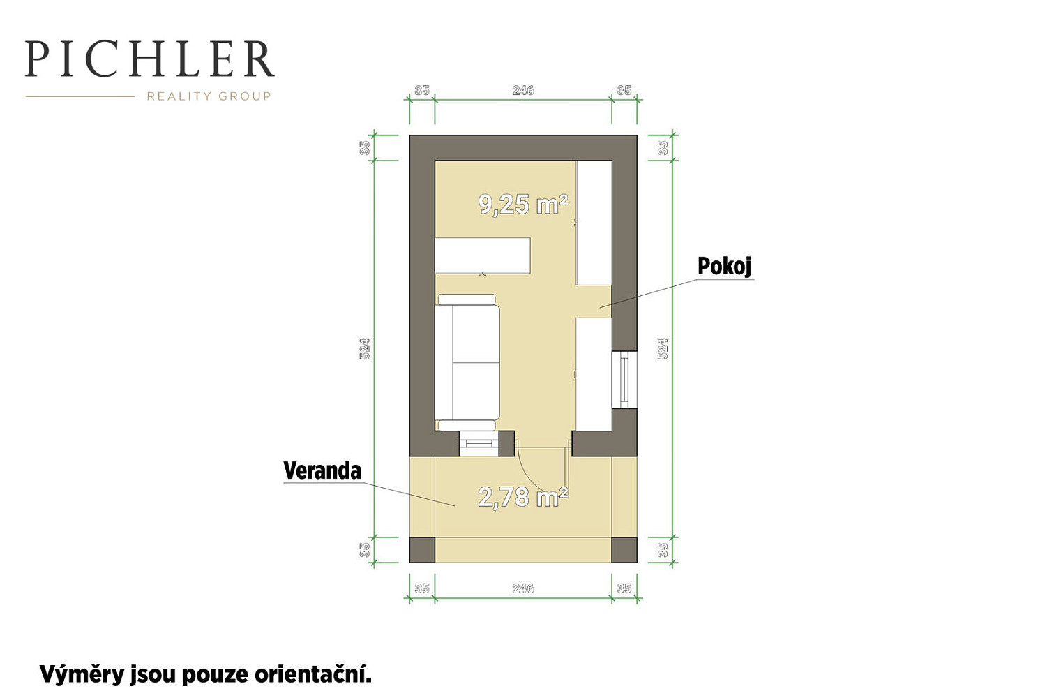 Prodej stavebního pozemku 775 m² – fotografie 5