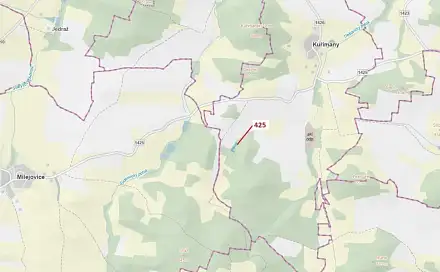 Dražba lesa 1 719 m², Kuřimany