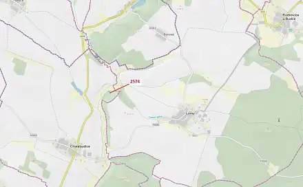 Dražba lesa 782 m², Chotěbudice