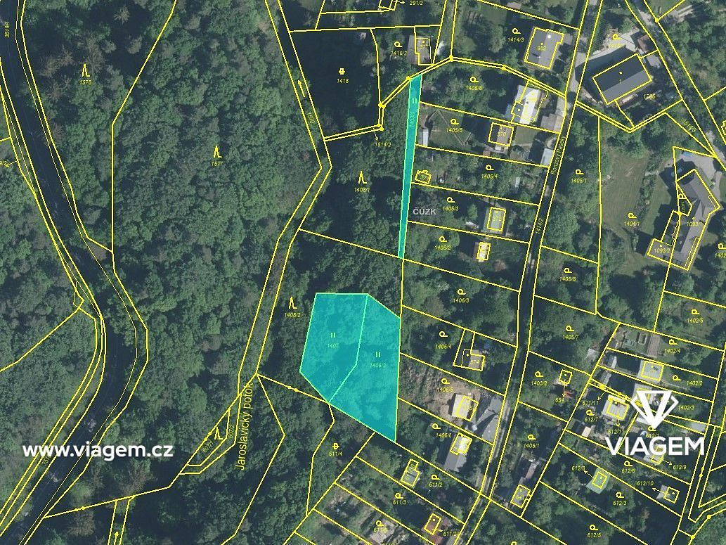 Prodej zahrady 2 386 m² – pohled 3