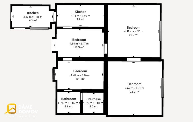 Prodej domu 96 m² s pozemkem 400 m² – fotografie 2