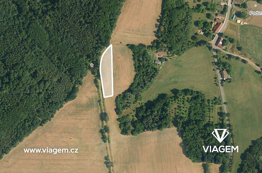 Pole 3 553 m², Podíl 20 % o výměře 711 m² – pohled 3