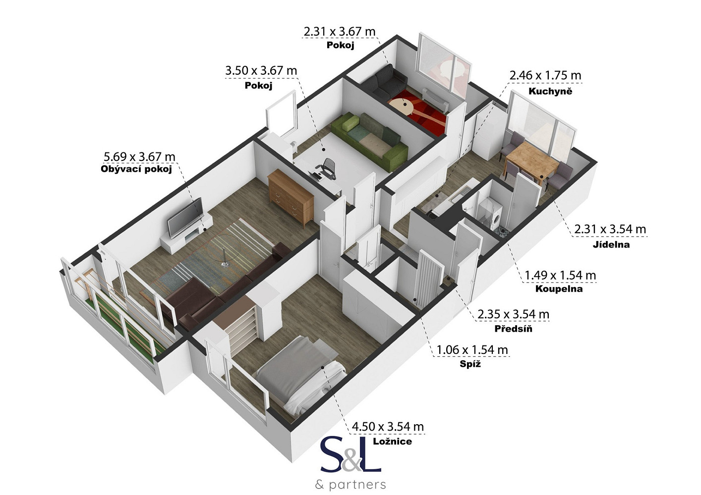 Prodej bytu 4+1 79 m² — photo 2