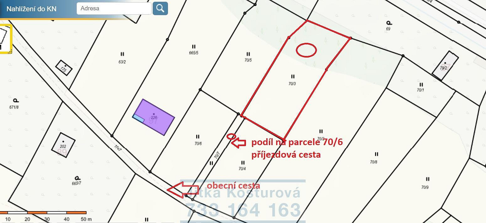 Prodej stavebního pozemku 1 505 m² – fotografie 2