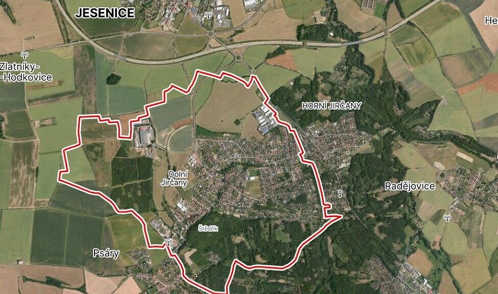Prodej stavebního pozemku 1 291 m², Psáry – náhled fotky 9