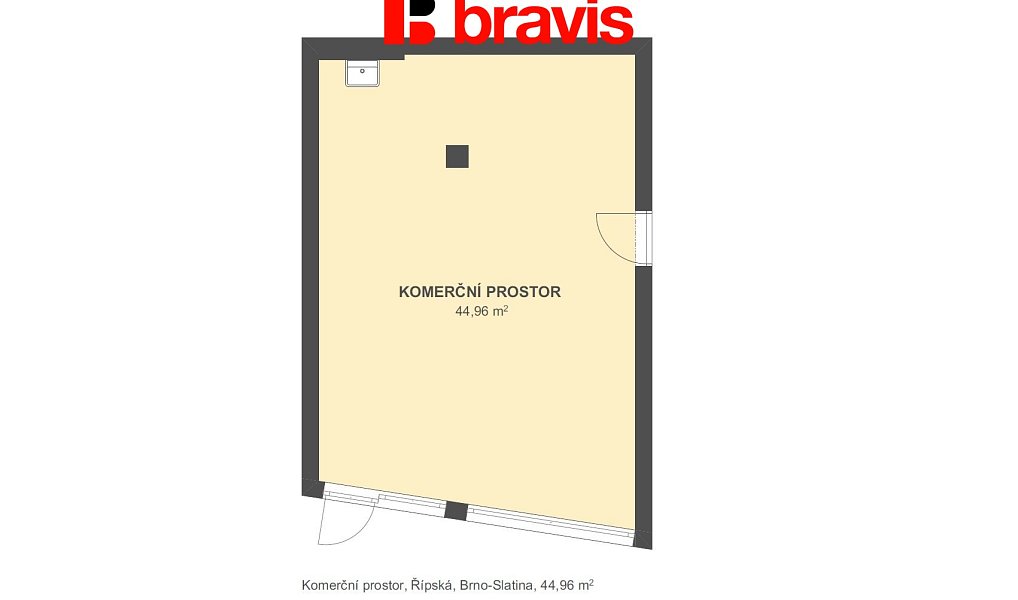 Pronájem obchodních prostor 45 m², Brno – náhled fotky 3