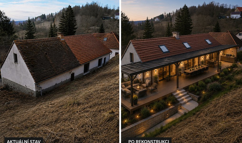 Prodej chaty/chalupy 76 m² s pozemkem 543 m², Vysočany – náhled fotky 2