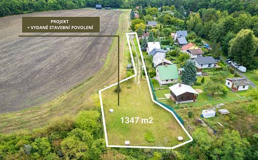 Prodej stavebního pozemku 1 347 m², Konárovice, okres Kolín