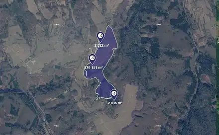Prodej lesa 3 224 m², Lípa, okres Zlín