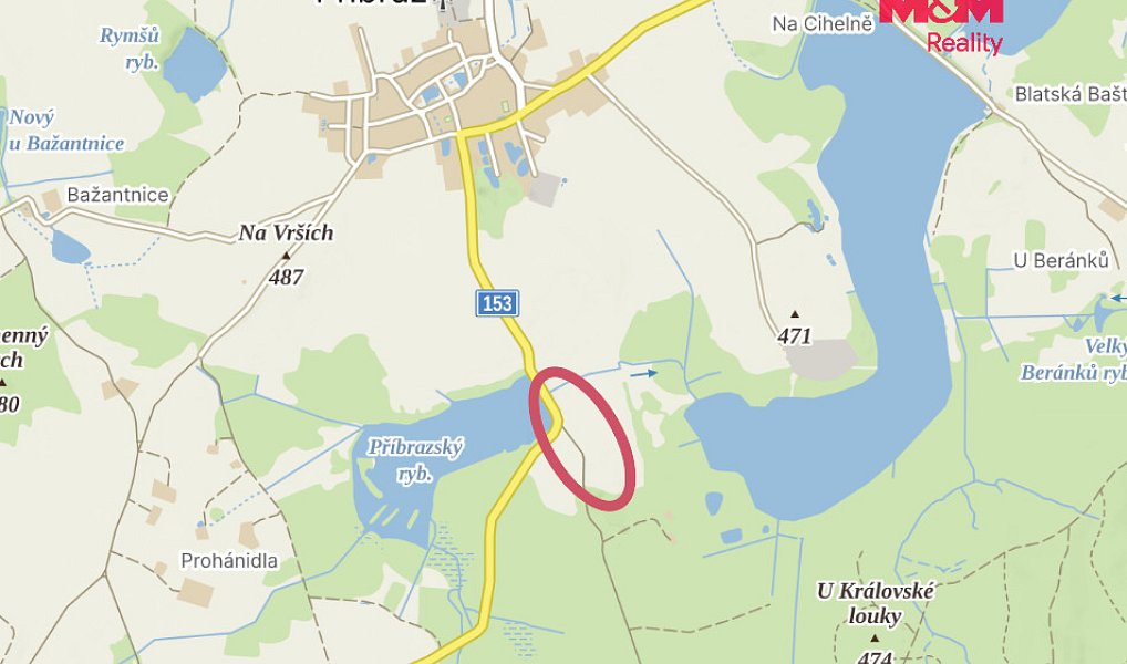 Prodej pole 12 695 m², Příbraz – náhled fotky 4