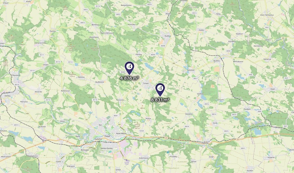 Prodej lesa 3 427 m², Trnava – náhled fotky 4