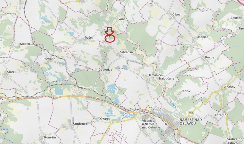 Prodej lesa 9 270 m², Zahrádka – náhled fotky 3