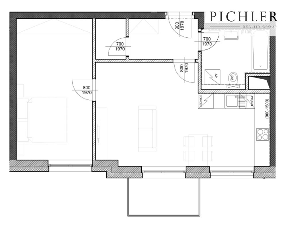 Prodej bytu 2+kk 58 m² — photo 2