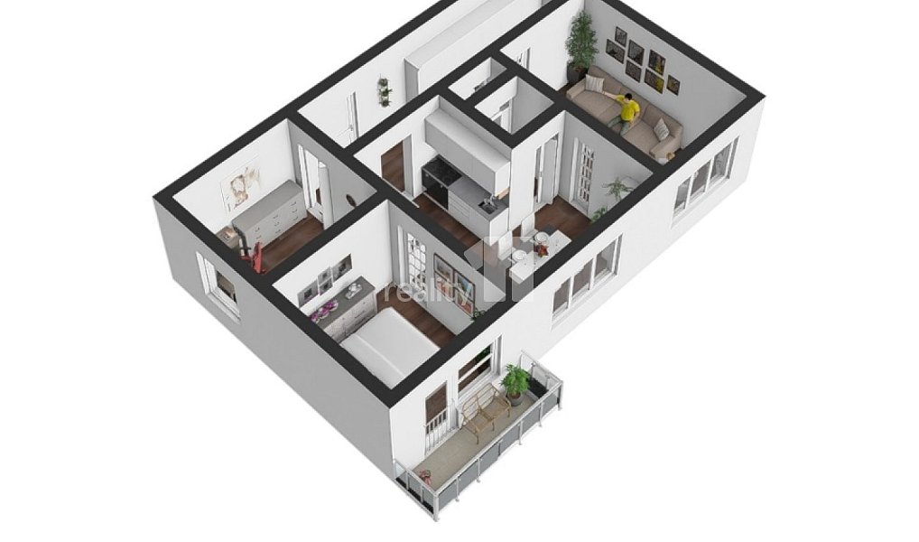 Prodej bytu 3+1 72 m², Rychnov nad Kněžnou – náhled fotky 2