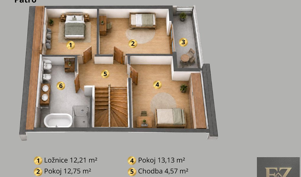 Prodej domu 138 m² s pozemkem 262 m², České Budějovice – náhled fotky 8