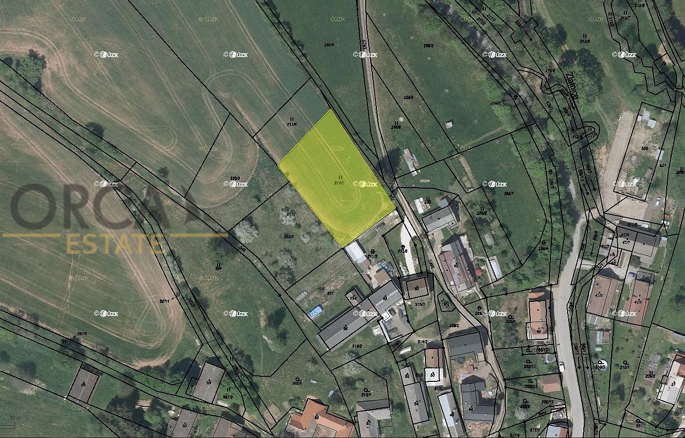 Prodej louky 676 m²