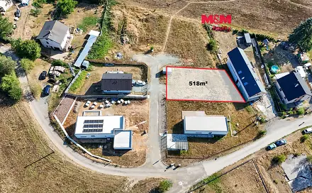 Prodej stavebního pozemku 518 m², Smědčická, Chrást, okres Plzeň-město