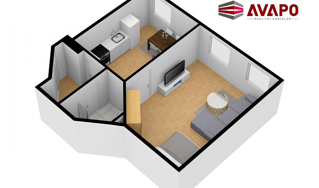 Pronájem bytu 1+1 43 m², Opava – náhled fotky 15