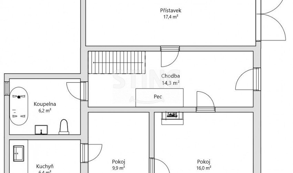 Prodej domu 116 m² s pozemkem 2 084 m², Zlaté Hory – náhled fotky 15