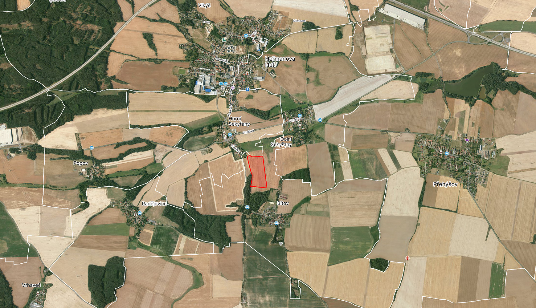 Prodej pole 72 828 m² – fotografie 4