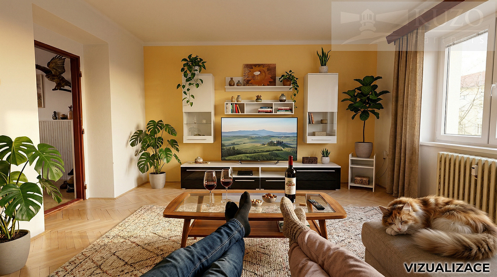 Pronájem bytu 2+1 58 m²