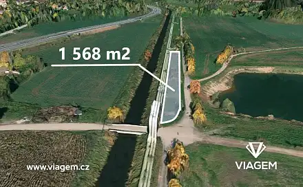 Prodej pole 3 384 m², Opatovice nad Labem, okres Pardubice