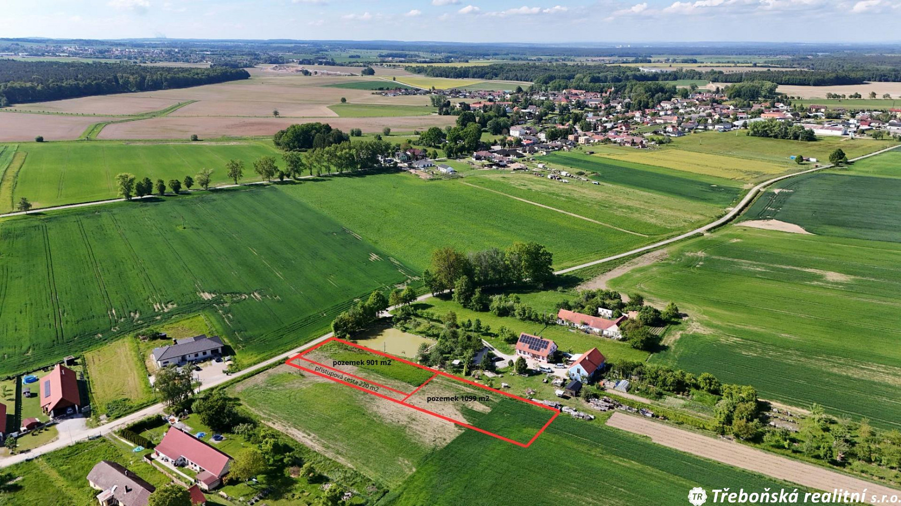 Prodej stavebního pozemku 901 m²