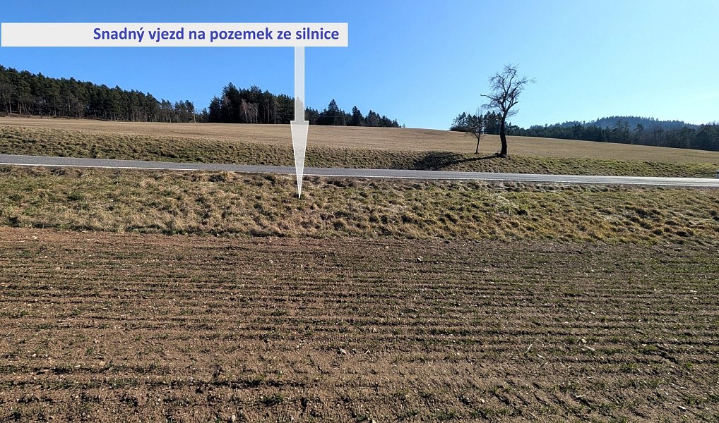 Prodej pole 10 445 m², Únice – náhled fotky 3