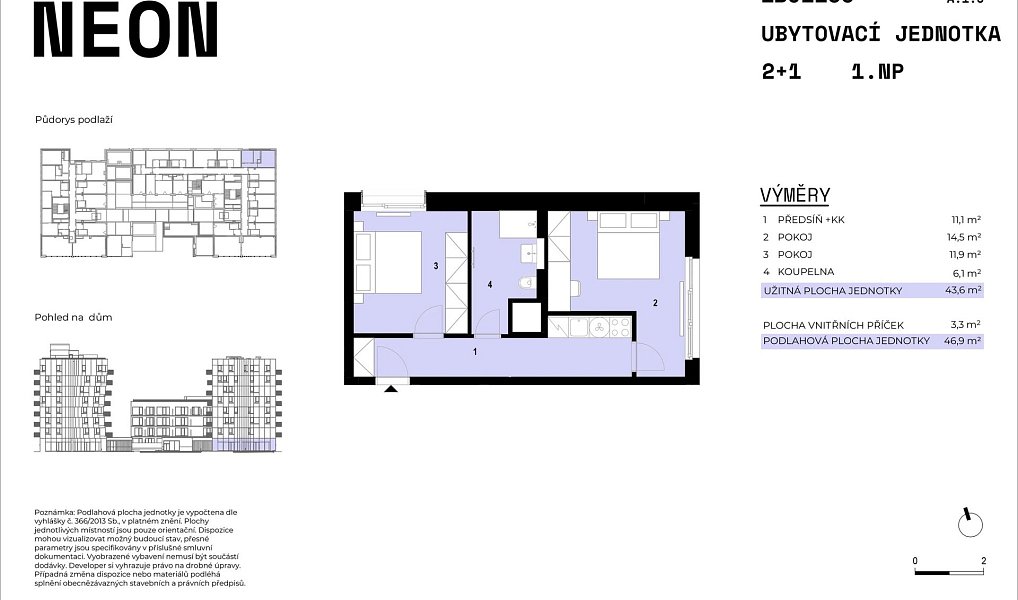 Prodej bytu 2+1 44 m², Brno – náhled fotky 18
