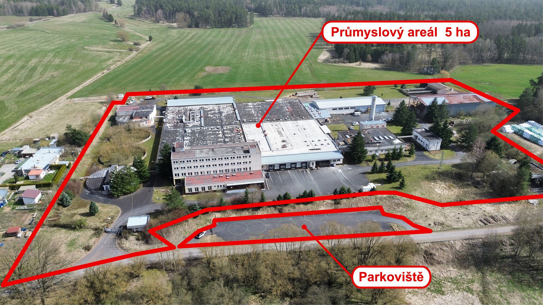 Prodej výrobních prostor 11 180 m²