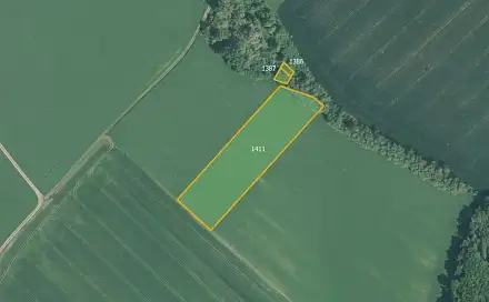 Prodej pole 34 319 m², Počenice-Tetětice - Tetětice, okres Kroměříž