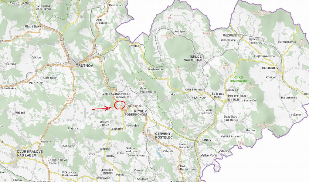 Prodej lesa 7 765 m², Úpice – náhled fotky 10