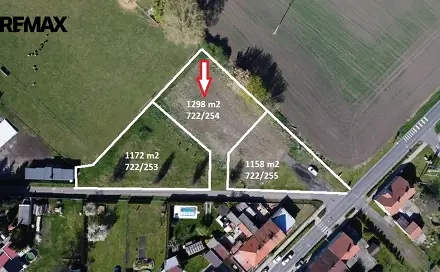 Prodej stavebního pozemku 1 298 m², Cítoliby, okres Louny