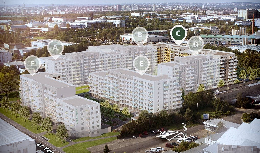Prodej bytu 3+kk, 62 m², Hostivař - Praha 15, Praha