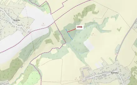 Dražba lesa 1 069 m², Svárov