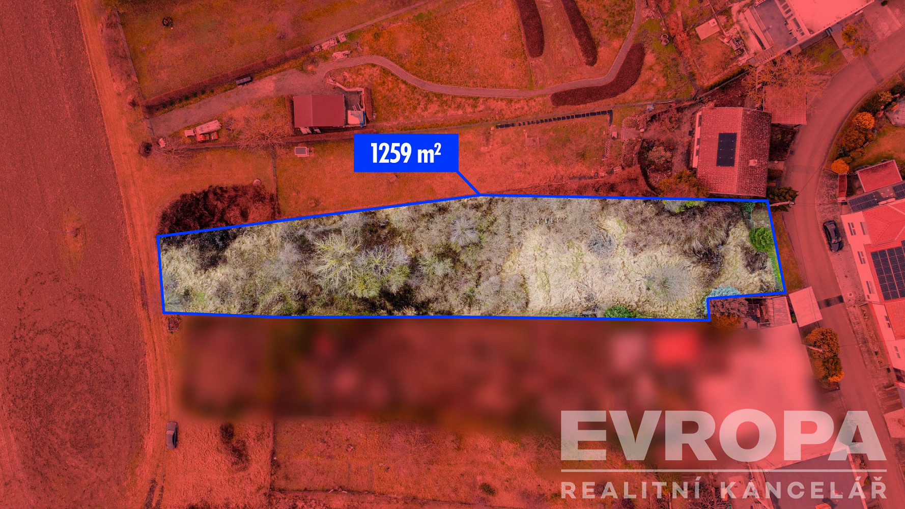 Prodej stavebního pozemku 1 259 m² – fotografie 2