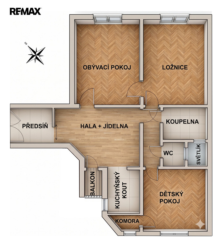 Prodej bytu 3+1 84 m² – fotografie 3